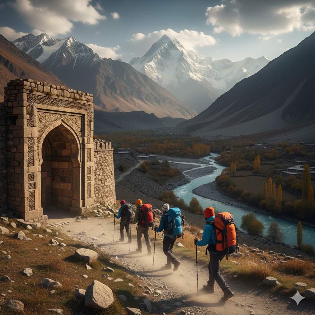 Mountain Trekking or Rafting